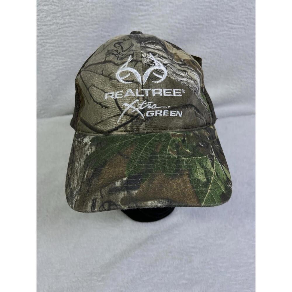 New Realtree Xtra Green Hat Ball Cap Camo Quiet For Hunting Outdoor One Size NWT